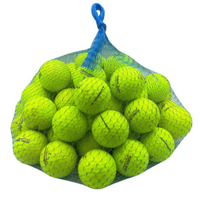 Golf Ball Planet used Kirkland 3A yellow 50-pack front view shows bulk value