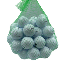 Golf Ball Planet Velocity 50-pack white balls for practice and range use.