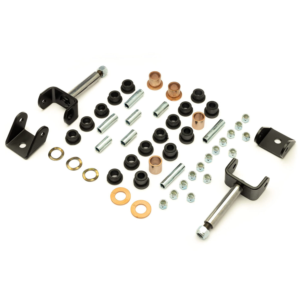 Golf Cart King Club Car DS front end repair kit front view showing durable components for maintenance.