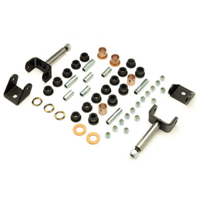 Golf Cart King Club Car DS front end repair kit front view showing durable components for maintenance.