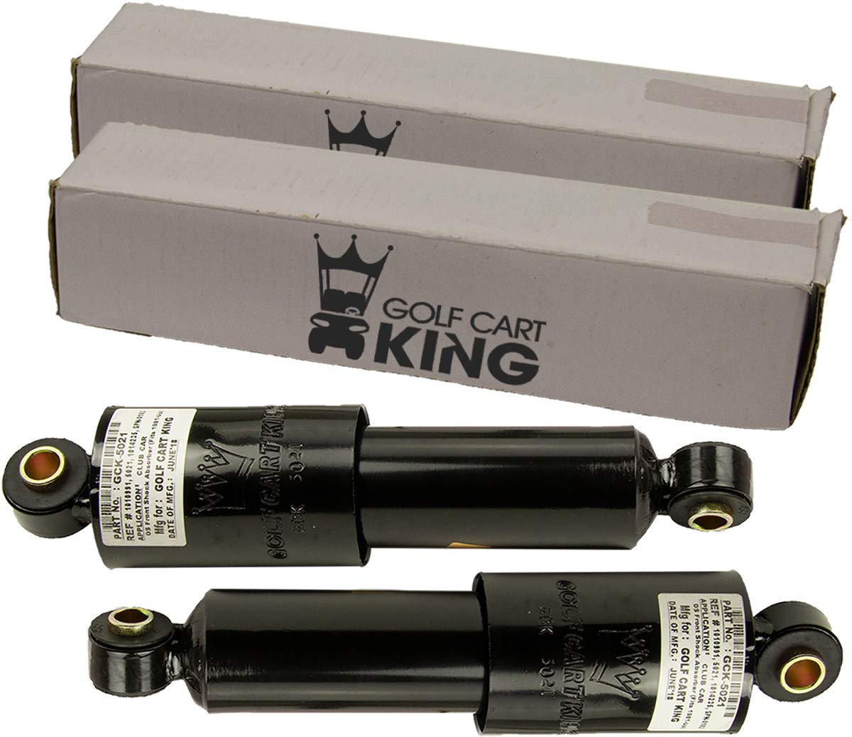 Golf Cart King Club Car DS front shock assembly shows OEM-grade durability