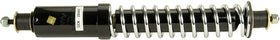 Golf Cart King EZGO front heavy duty shocks in use on a cart ride