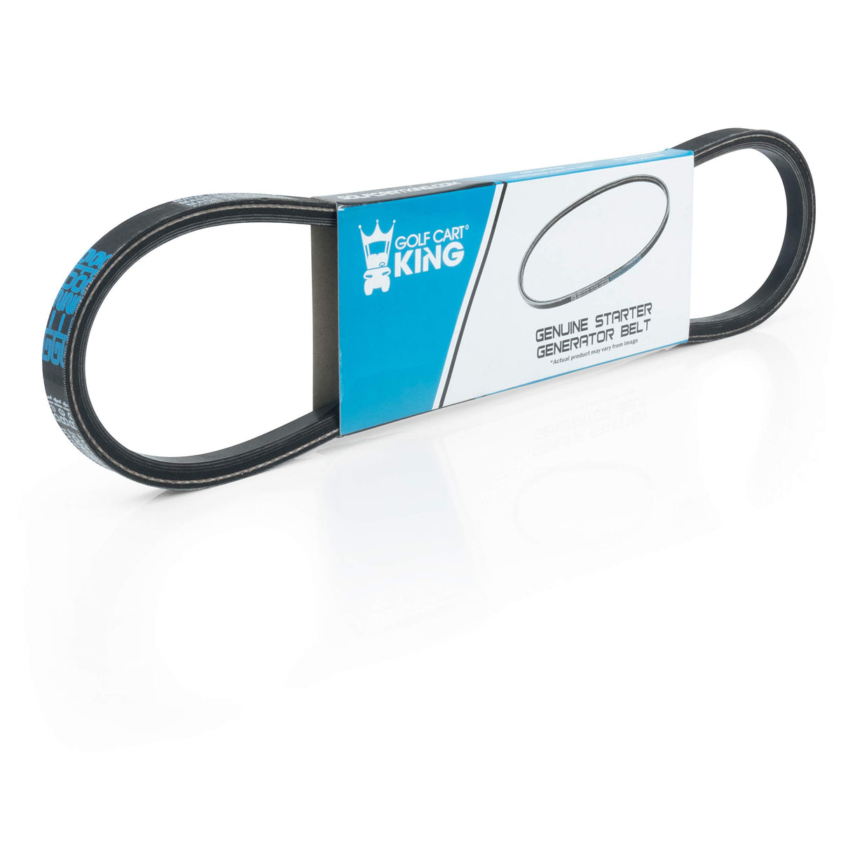 Golf Cart King EZGO starter generator belt for 2008+ enhances acceleration response.