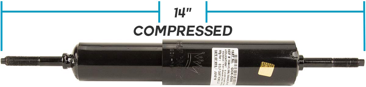 Golf Cart King EZGO TXT rear shock absorber enhances stability for daily driving