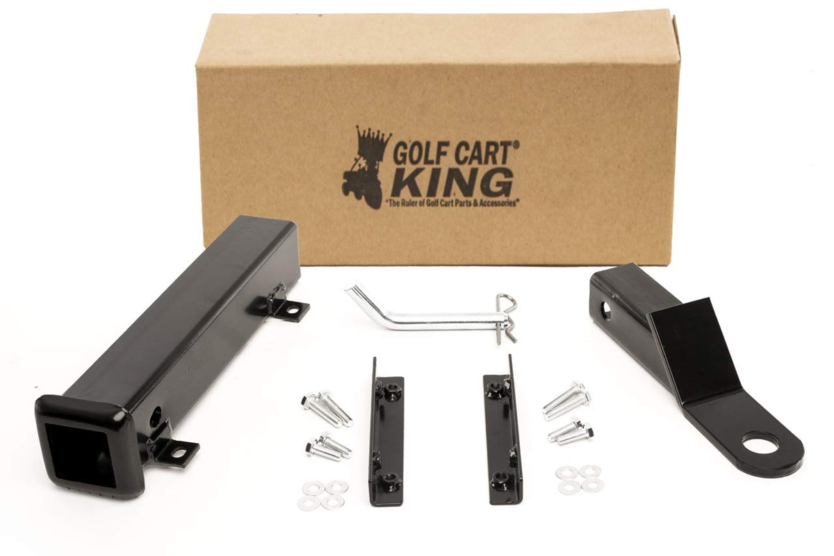 Golf Cart King hitch installation steps guide quick, secure attachment.