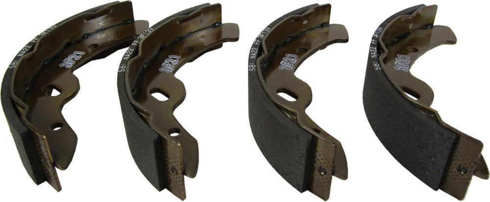 Golf Cart King Yamaha brake shoes 4-pack for reliable stopping on G14–G22 carts.