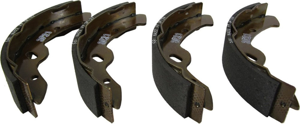 Golf Cart King Yamaha brake shoes 4-pack for reliable stopping on G14–G22 carts.