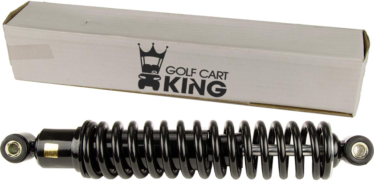 Golf Cart King Yamaha G1 rear coil shock absorber improves ride comfort on rugged trails.