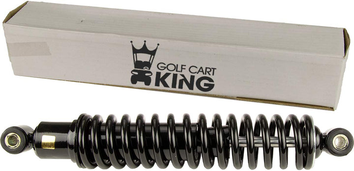 Golf Cart King Yamaha G1 rear coil shock absorber improves ride comfort on rugged trails.