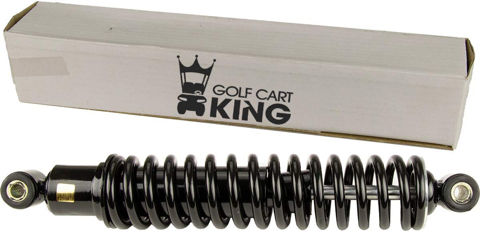Golf Cart King Yamaha G1 rear coil shock absorber improves ride comfort on rugged trails.