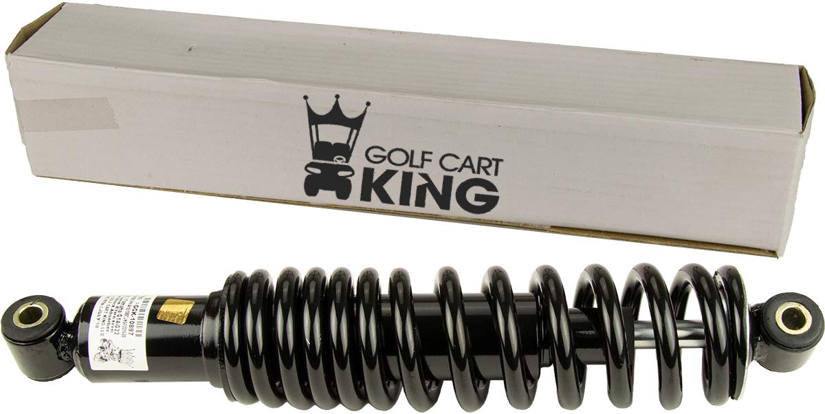Golf Cart King Yamaha G14 rear coil shock enhances ride comfort.