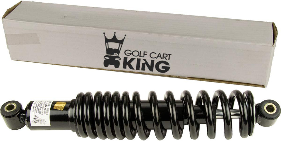 Golf Cart King Yamaha G14 rear coil shock enhances ride comfort.