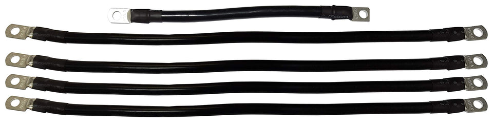 Golf Cart King Yamaha G22 battery cable set with corrosion protection for reliable power.