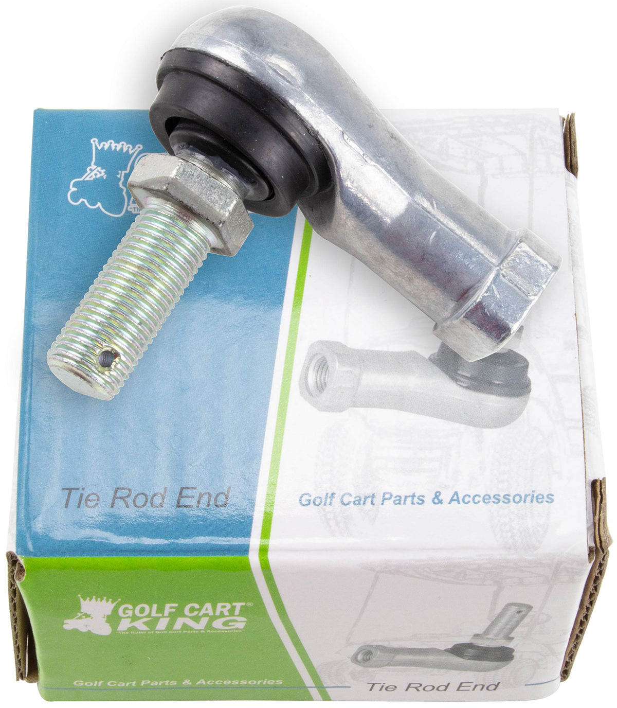Golf Cart King Yamaha G22/G29 outer tie rod installation for precise steering fit.