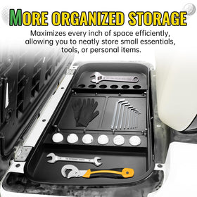 CYOOYC durable ABS tray protects items against daily wear and weather.