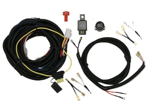 Golf Carts Universe headlight-taillight harness kit for Club Car DS and EZGO TXT improves nighttime visibility.