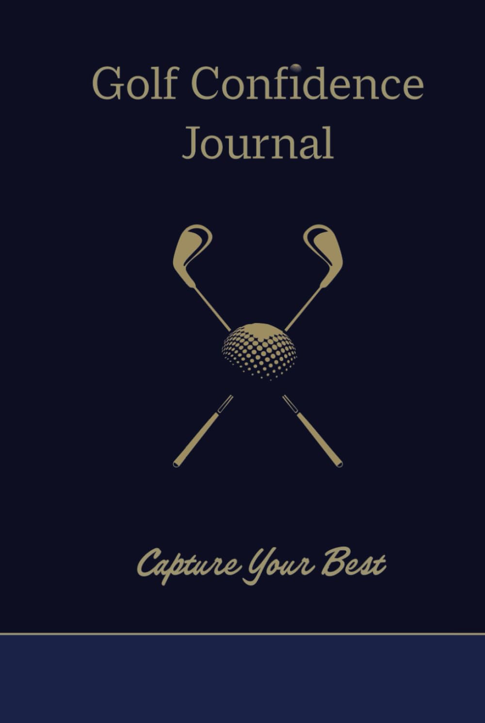 Golf Confidence Journal main image showing prompts to boost focus during rounds