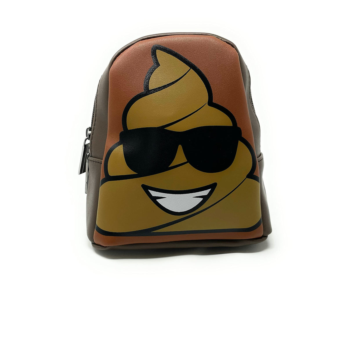 Golf Giddy Poop Emoji Swag Bag attached to golf bag for easy access