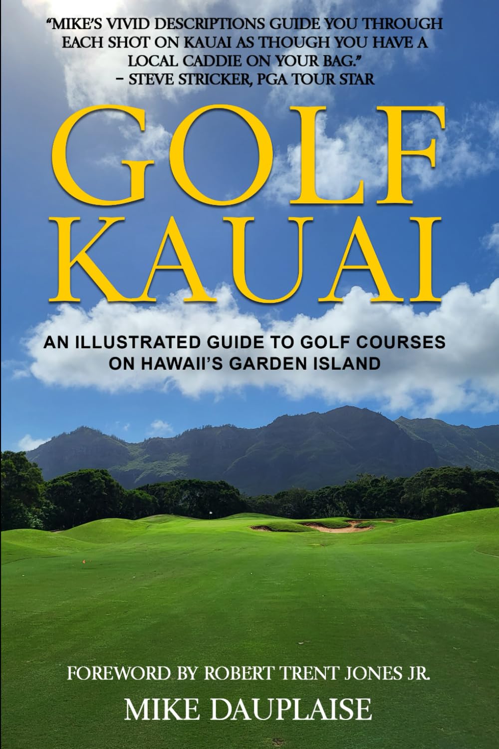 Golf Kauai illustrated guide cover—great for planning your Kauai golf trip with clear visuals.