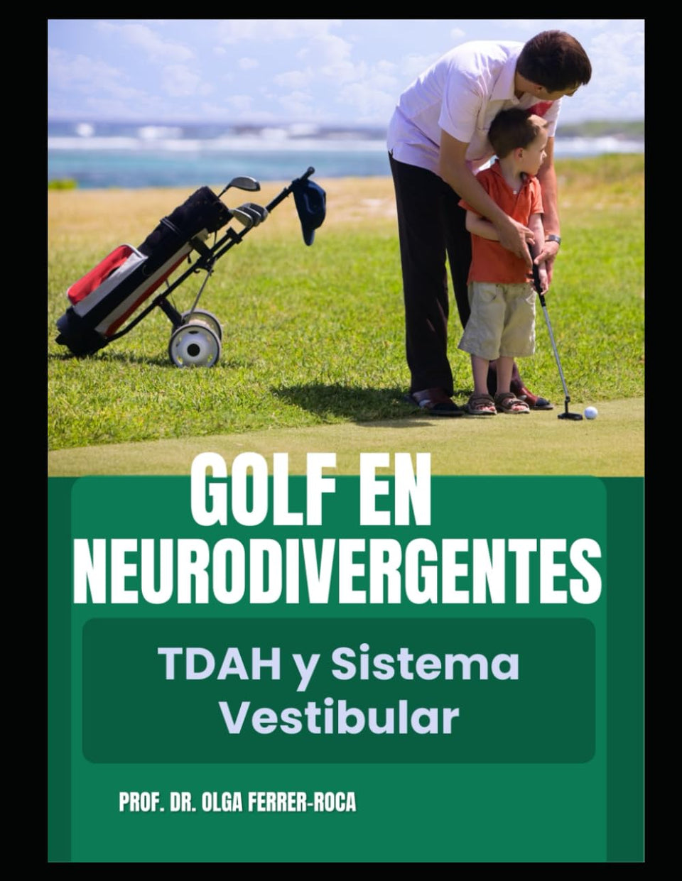 GOLF NEURODIVERGENTS cover—balance and focus guidance for ADHD players.