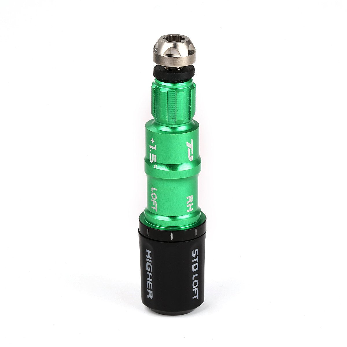 Golf Obsession adapter sleeve for 335-tip shafts, smooth reshafting for Taylormade drivers.