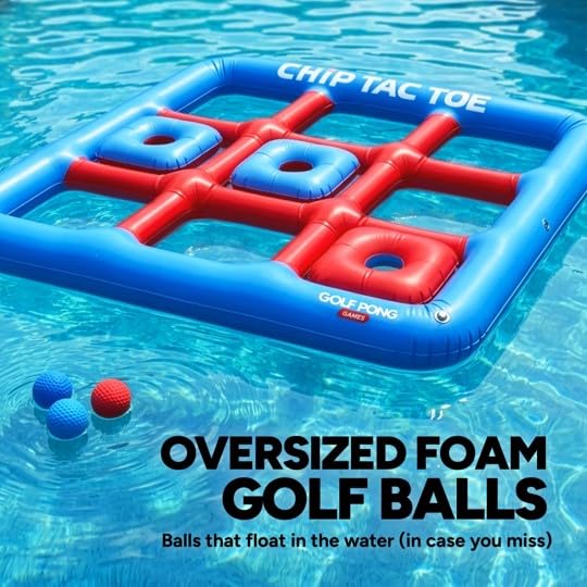 Golf Pong Chip Tac Toe grass chipping mat expands outdoor game options.