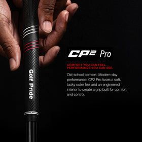 Golf Pride CP2 Pro grip with Control Core technology for steadier swings