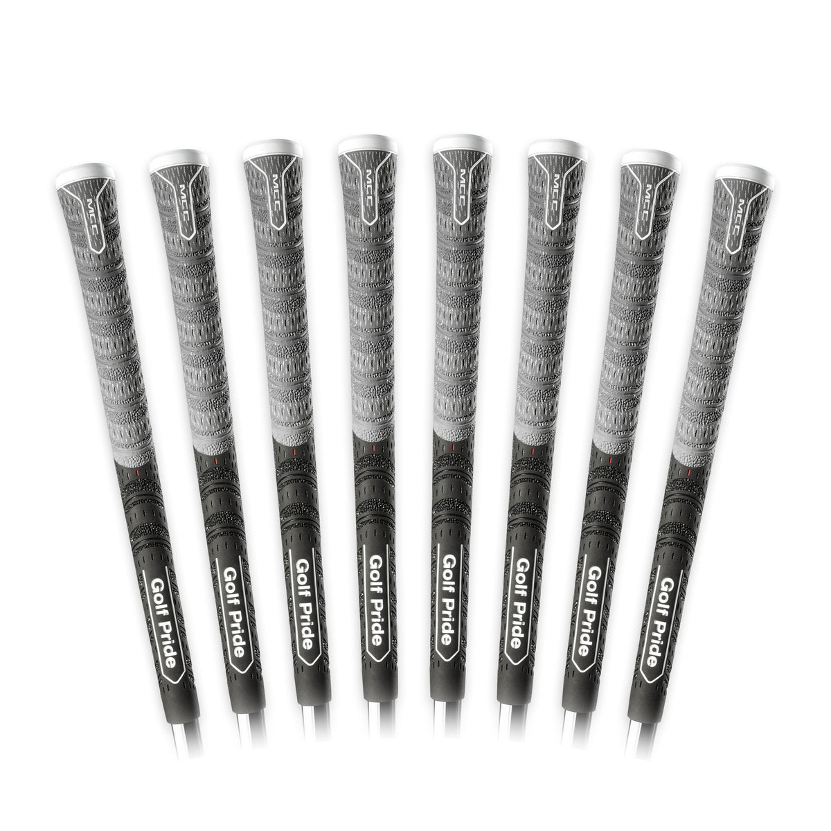 Golf Pride MCC ALIGN MAX grip 8-pack in full view showing overall texture