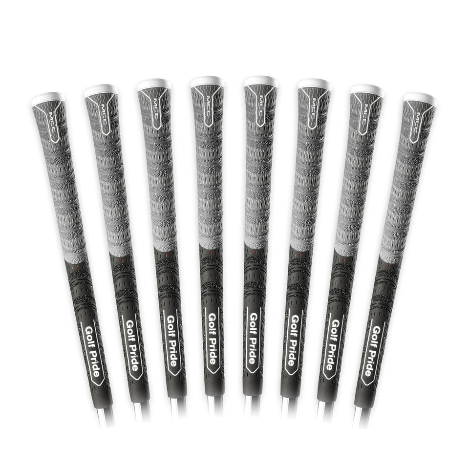 Golf Pride MCC ALIGN MAX grip 8-pack in full view showing overall texture