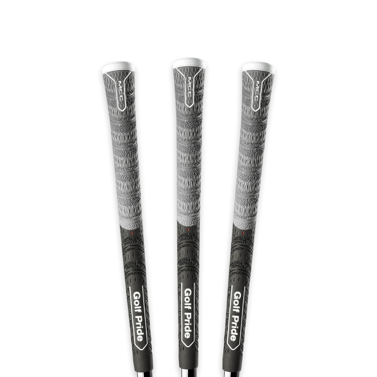 Golf Pride MCC Align Max raised ridge enhances consistent hand placement for square clubface.