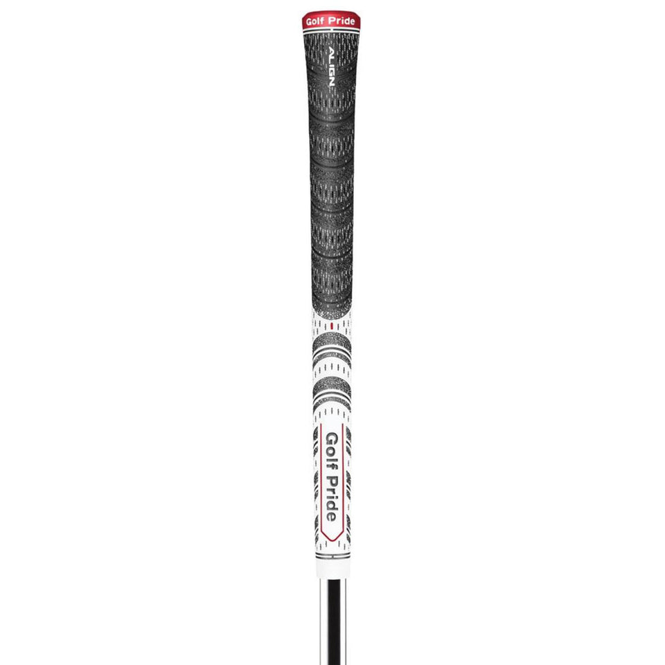 Golf Pride MCC ALIGN raised ridge back improves hand placement consistency.