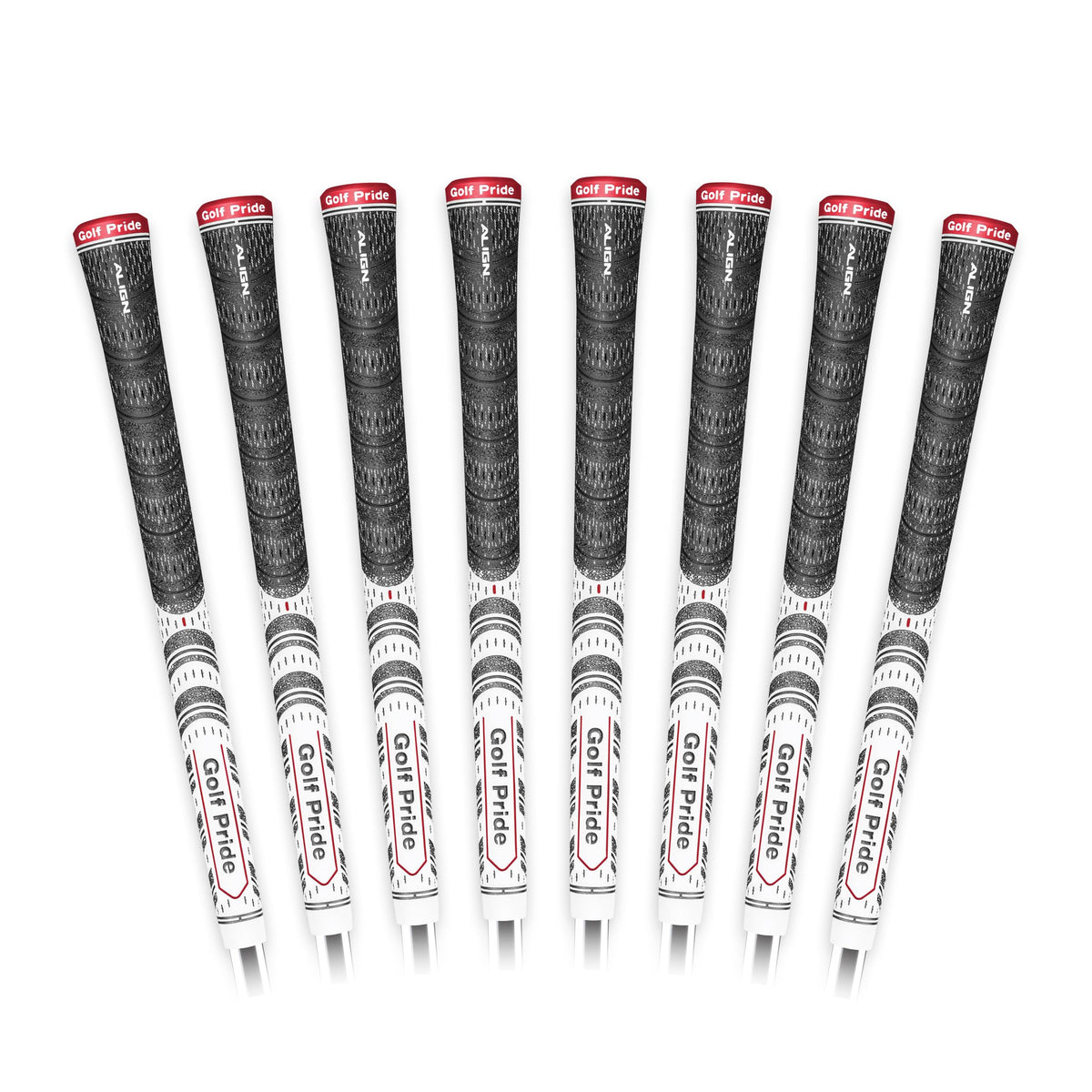 Golf Pride MCC ALIGN raised ridge back enhances consistent hand placement on every swing.