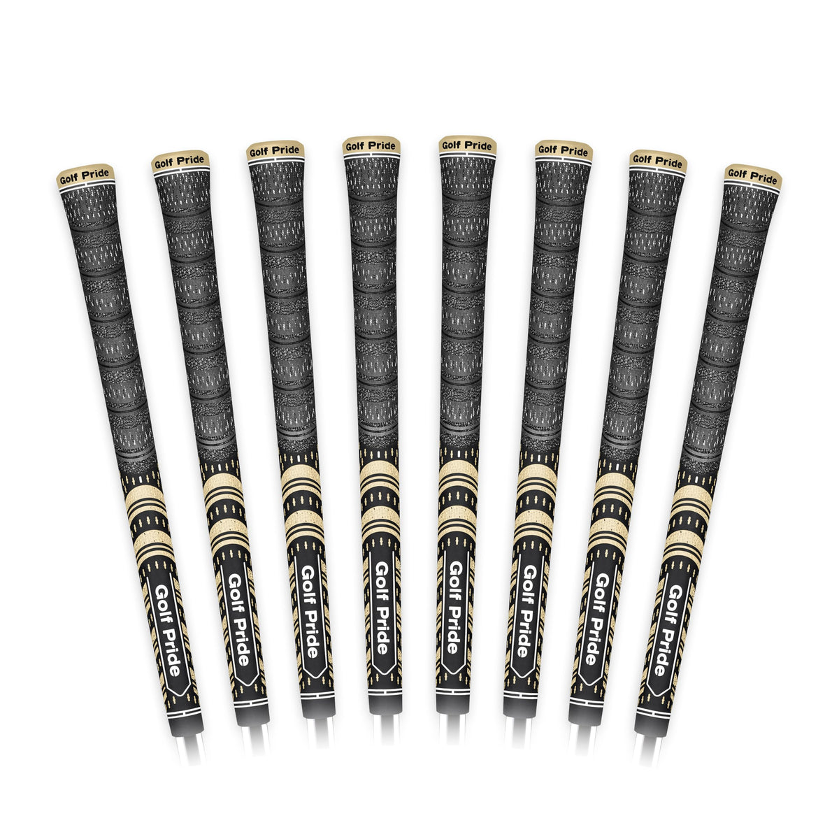Golf Pride MCC all-weather grip with brushed cotton for reliable control in any condition.
