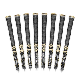 Golf Pride MCC all-weather grip with brushed cotton for reliable control in any condition.