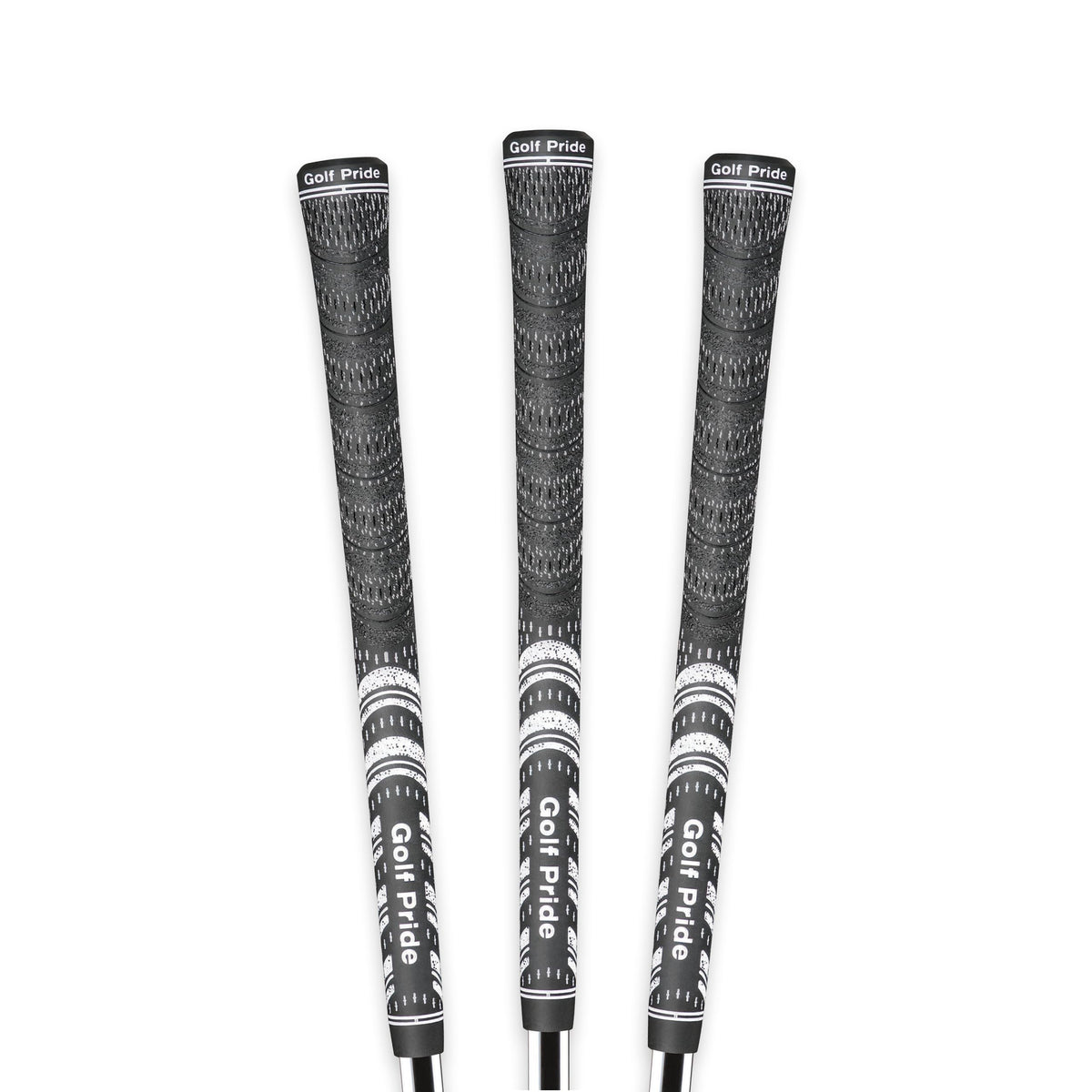 Golf Pride MCC all-weather hybrid grip with brushed cotton upper hand for a dry feel