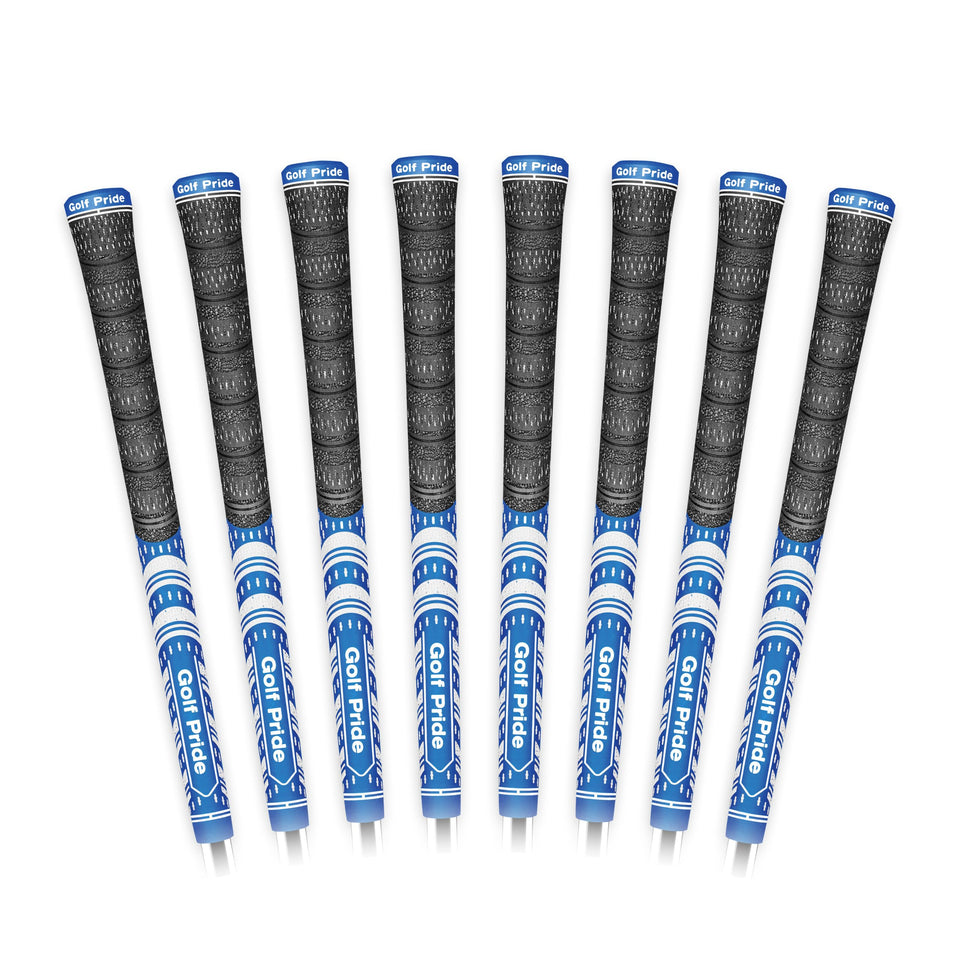 Golf Pride MCC grip front view showcases all-weather two-material design for secure control.