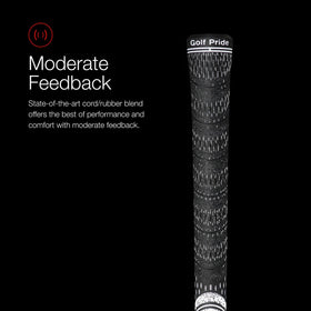 Golf Pride MCC grip promotes strong hold during tough rounds.