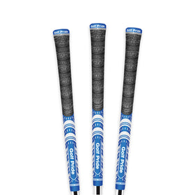 Golf Pride MCC grip upper brushed cotton cord enhances control in warm conditions