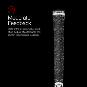 Golf Pride MCC midsize grip assembly with balanced hand feel.