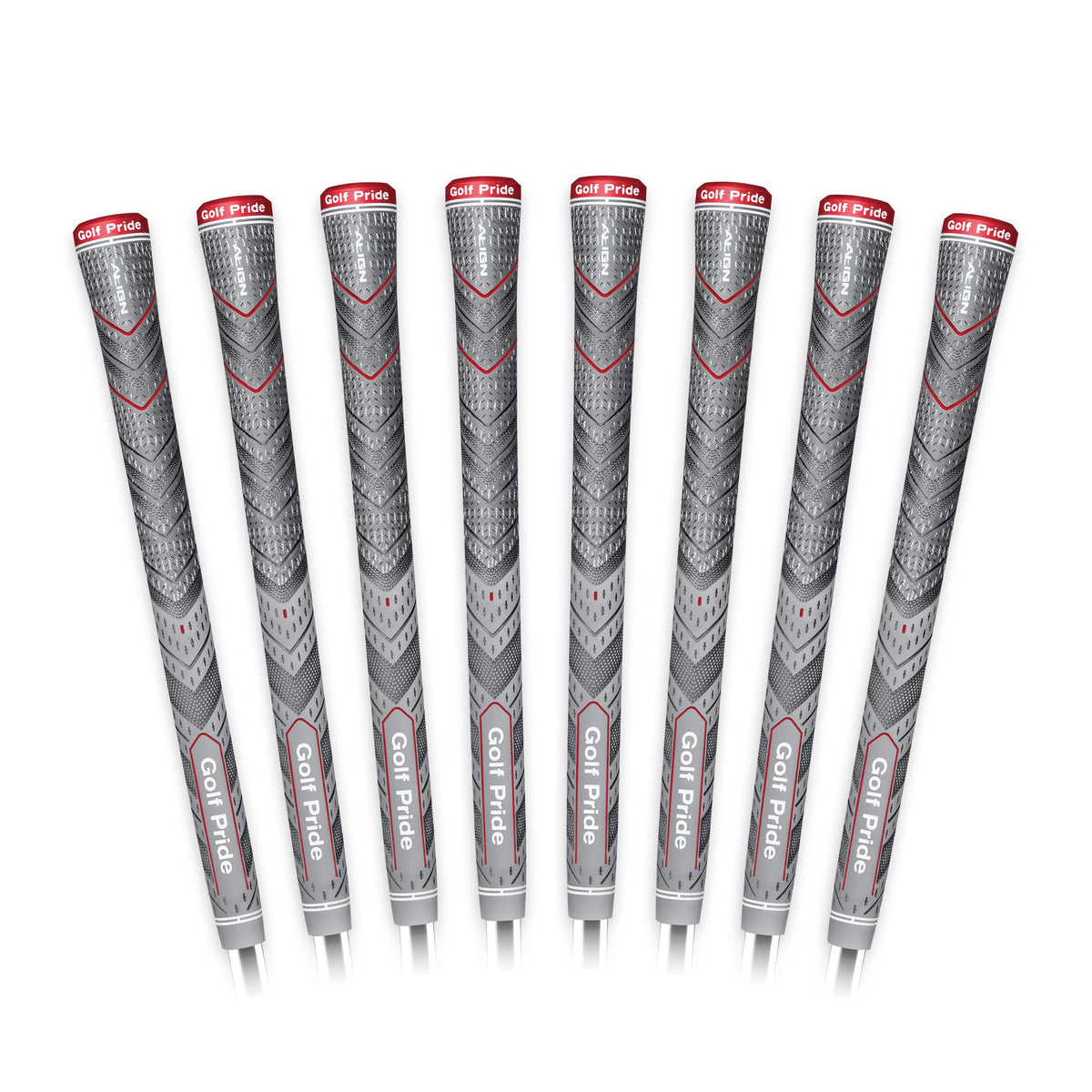 Golf Pride MCC Plus4 ALIGN all-weather hybrid grip provides a stable feel in varied conditions.