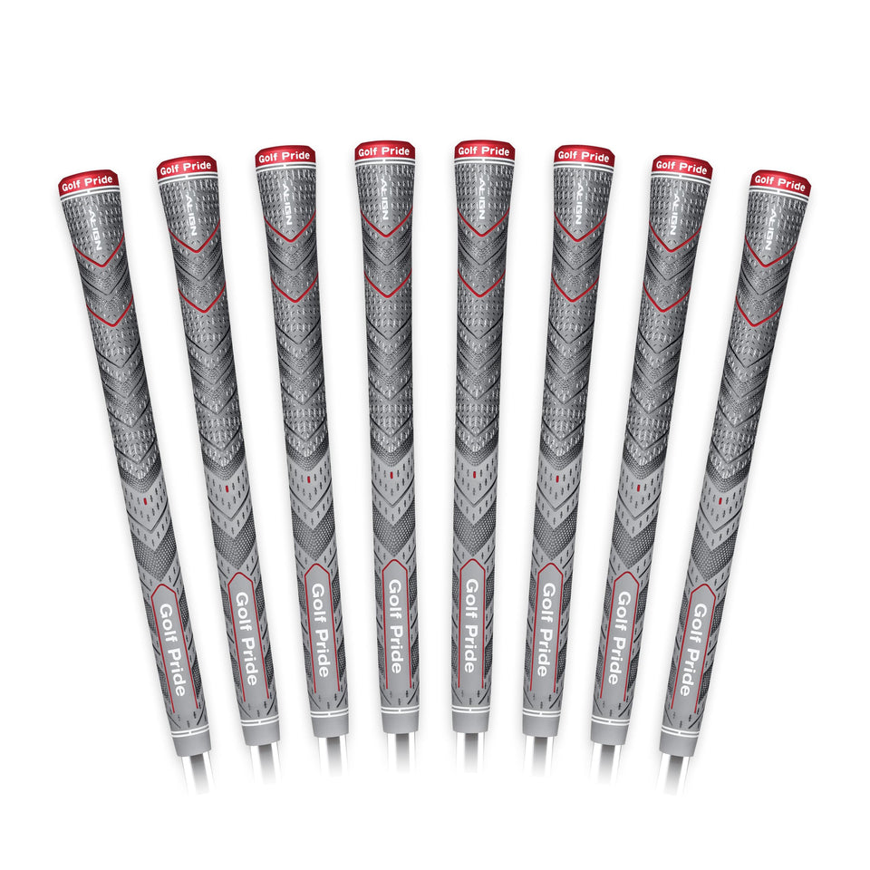 Golf Pride MCC Plus4 ALIGN all-weather hybrid grip provides a stable feel in varied conditions.