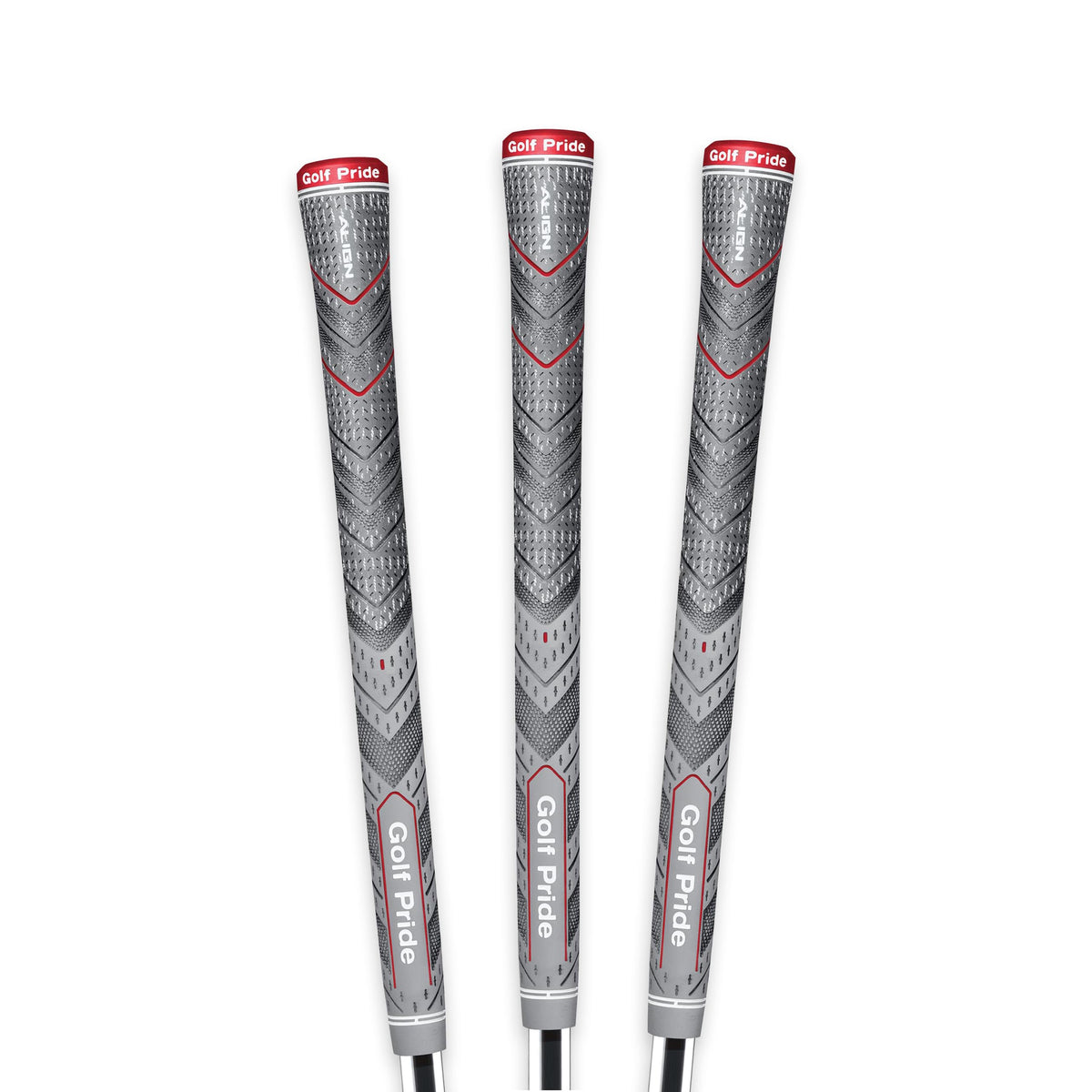 Golf Pride MCC Plus4 Align grip close-up showing textured surface for enhanced control.