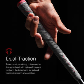 Golf Pride MCC Plus4 ALIGN larger lower hand for a fuller, stable feel.