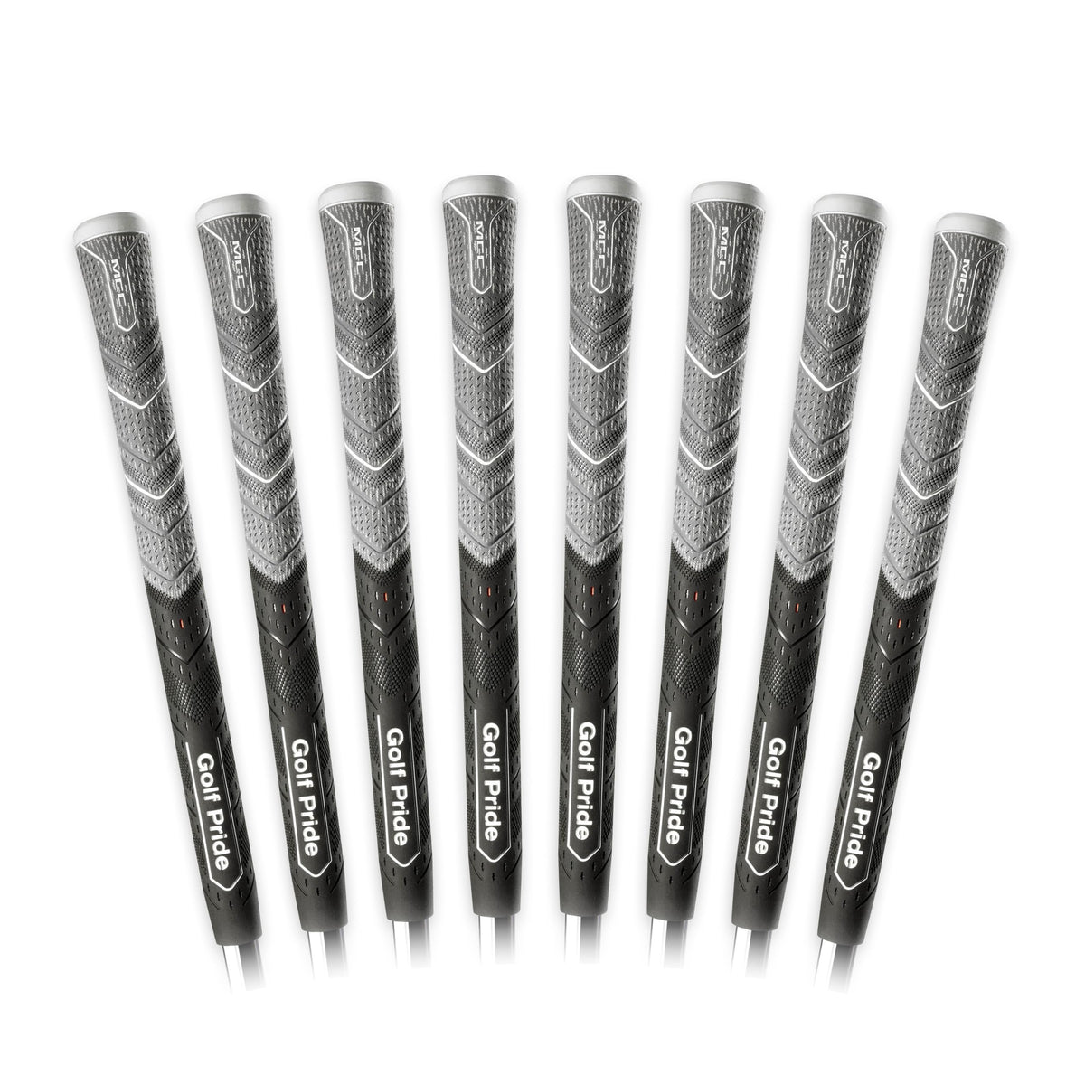 Golf Pride MCC Plus4 ALIGN MAX front view highlights the raised ridge for consistent hand placement.