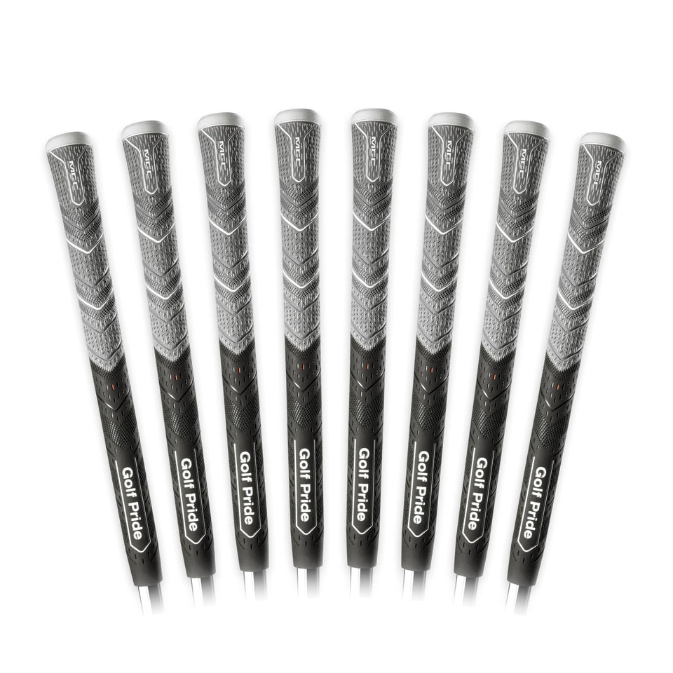 Golf Pride MCC Plus4 ALIGN MAX front view highlights the raised ridge for consistent hand placement.