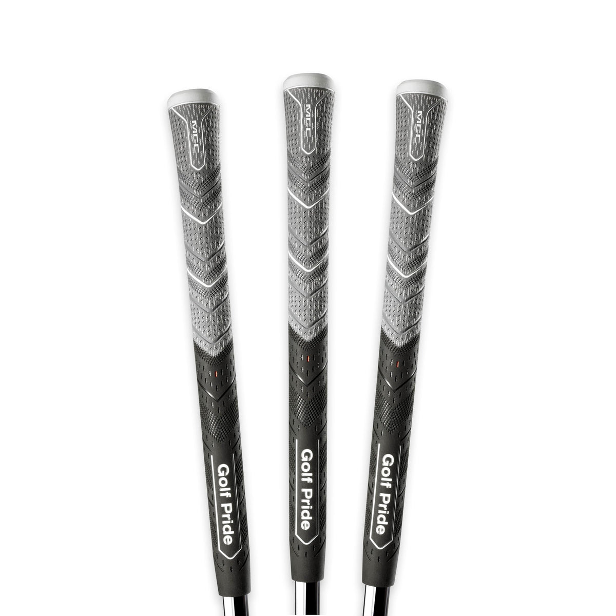 Golf Pride MCC Plus4 Align Max grip front view shows raised ridge for alignment and control