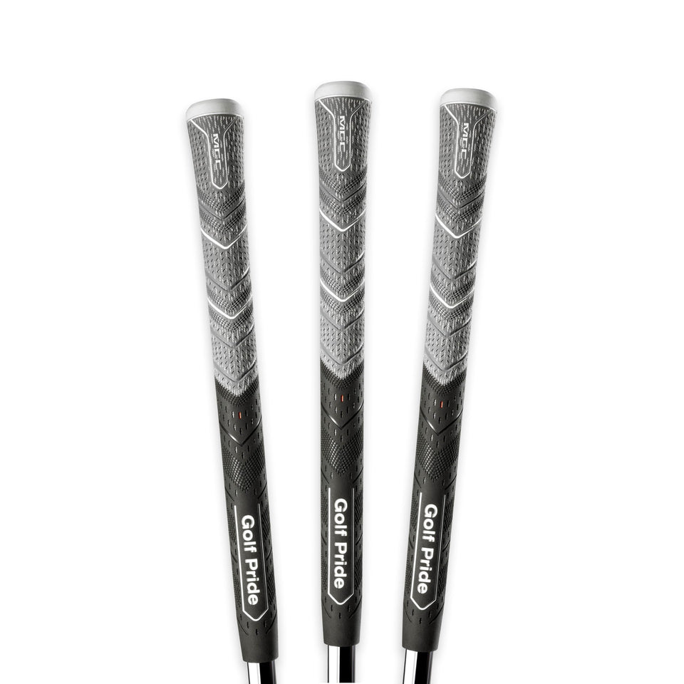 Golf Pride MCC Plus4 ALIGN MAX ridge detail enhances hand placement for a square at impact.