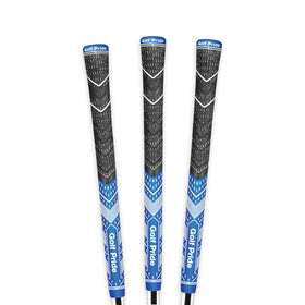 Golf Pride MCC Plus4 all-weather hybrid grip front view for secure swings in any condition.