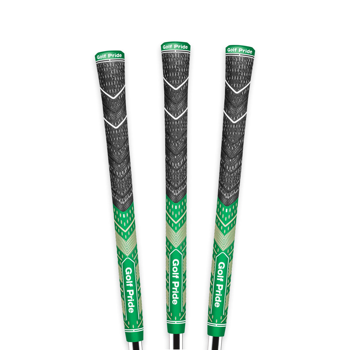 Golf Pride MCC Plus4 all-weather hybrid grip upper cord for dry, controlled swings.