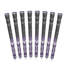 Golf Pride MCC Plus4 close-up with brushed cotton upper hand for a dry grip.